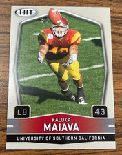 2009 Collegiate Licensed Product Card # 43 Kaluka Maiava - USC Trojans