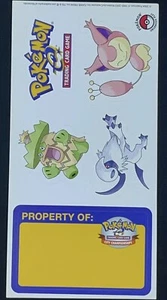 POKÉMON ADESIVO 2004 ORGANIZED PLAY PROPERTY OF CITY CHAMPIONSHIP - Imagen 1 de 2