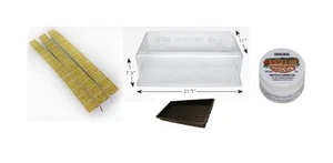 Kit de clonación de propagación de plántulas HF 10/20 bandeja, cúpula de humedad, cubos 45 piezas, gel - Imagen 1 de 5
