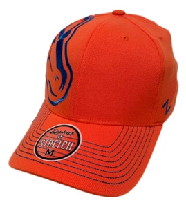 Zephyr NCAA Boise St Broncos "Sideswipe" Curved Bill Stretch Fit Hat BRAND NWT - Picture 1 of 6