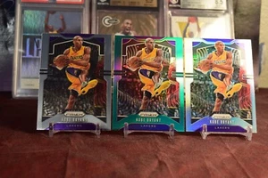 Kobe Bryant 2019-20 Panini Prizm Silver/Green/Base #8 3 card lot See All listing - Picture 1 of 14