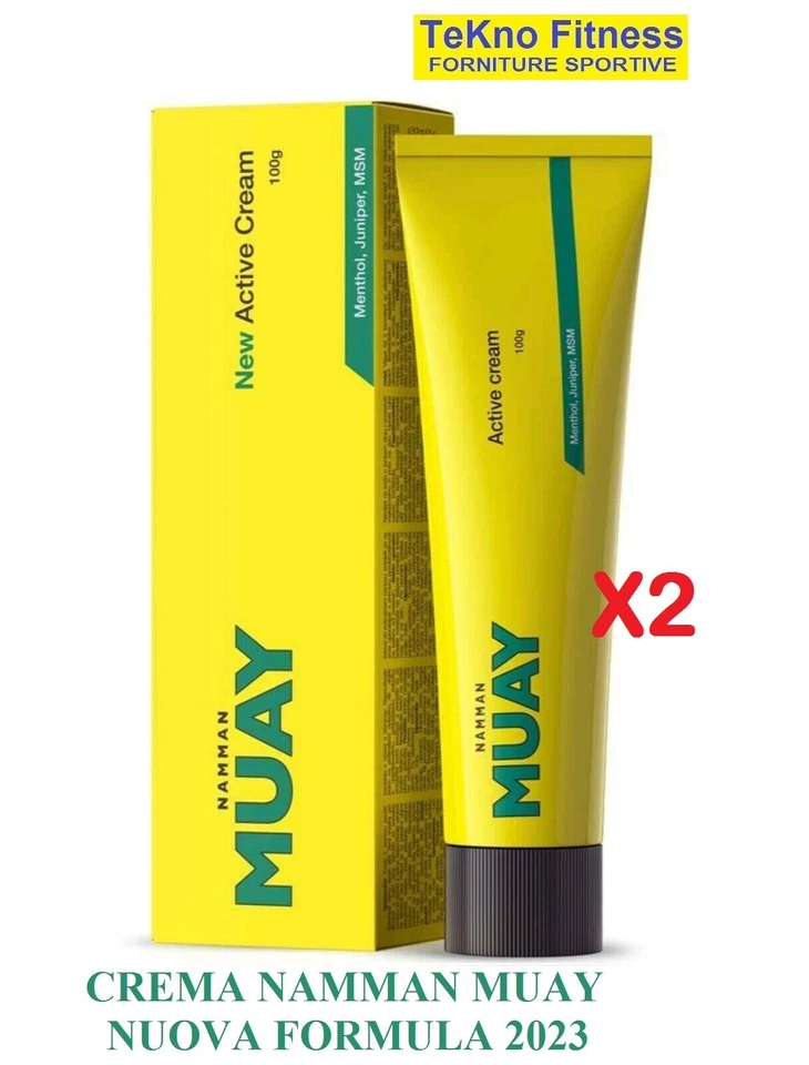 2x Crema Namman Muay 100 gr ACTIVE CREAM pre/post esercizio NUOVA FORMULA 2023! - Immagine 1 di 1