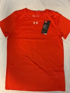 Under Armour Heat Gear Loose Fit T-Shirt Orange DAMEN S/CH RUNNING TENNIS - Bild 1 von 6
