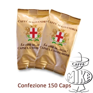 150 Capsule Caffè MIKE Alessandria Cialde Compatibili LAVAZZA Espresso POINT  - Foto 1 di 1