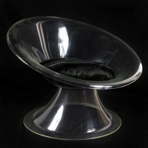 Buttercup Lucite Lounge Chair by Erwin & Estelle Laverne - Picture 1 of 6