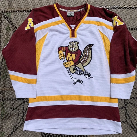 Colosseum Minnesota Golden Gophers Hockey Jersey NCAA College Youth Large Cover
