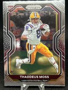 2020 Panini Prizm #386 Thaddeus Moss RC - Picture 1 of 2