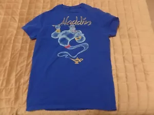 Men's, Disney, Aladdin, Blue Tee Shirt, Size: Small, Excellent Condition. - Picture 1 of 6