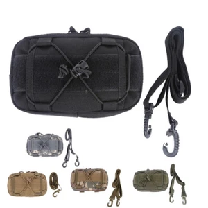 Molle Tactical Pouch Compact Waterproof Utility EDC Tool Storage Bag for Fishing - Picture 1 of 16