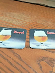 ADVERTISING COASTERS DUUEL BEER 3-3/4" (2) - Picture 1 of 3