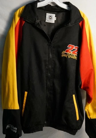 Vintage CAT Racing Jacket NASCAR Caterpillar Ward Burton XL Cover