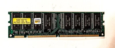 HYUNDAI PC-100 NON-ECC SDRAM Memory Module HYM7V65801 - Image 1 of 2
