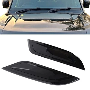 Las rejillas de ventilación del capó se adaptan a Land Rover Defender 2020 negro brillante + 90 110 L663 capó L663 - Imagen 1 de 12