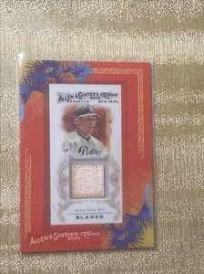 2010 Allen & Ginter Kyle Blanks Framed Mini Bat Relic - Picture 1 of 2