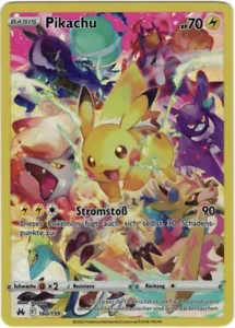 Pokémon Pikachu Illustration Rare Zenit der Könige CRZ 160/159 Near Mint Deutsch - Bild 1 von 1