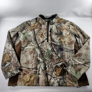 Bushnell Camo Jacket Mens XXL Realtree AP Heavy Fleece Lined Pull Over - Picture 1 of 9