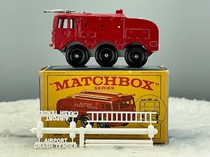 Matchbox Lesney#63B,1964, Foamite Crash Tender,SILVER!, mint boxed, all original - Picture 1 of 14