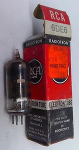 6DE6 NOS vacuum tube RCA pentode - Picture 1 of 1