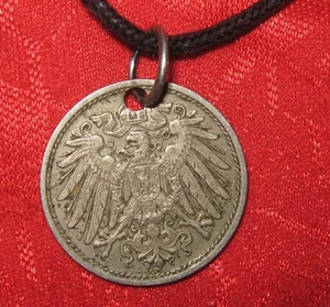 Venta Collar Dije Colgante Moneda Águila Alemania Alemana Principios de 1900 - Imagen 1 de 2