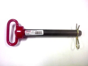 1"x 7-1/2" Hitch Pin Heavy Duty Double HH H100 Red Handle, 00153 - MADE IN USA - Picture 1 of 1