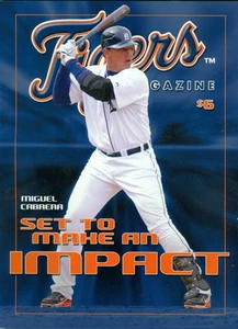 2008 Detroit Tigers Program: Miguel Cabrera on Cover - Picture 1 of 1