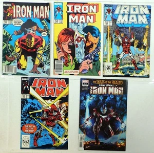 Iron Man Lot 5 #183, 203, 222, 230, Tony Stark 13 1984 Marvel 1st Print Comics - Bild 1 von 1