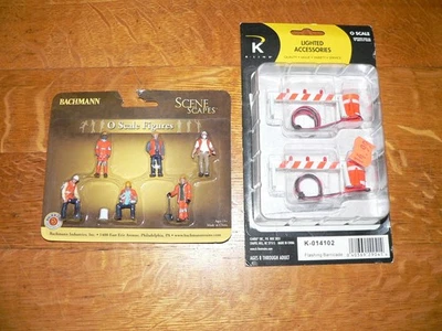 New in Package Bachmann & K-Line O Scale Railroad Accessory Construction Figures - Image 1 of 2