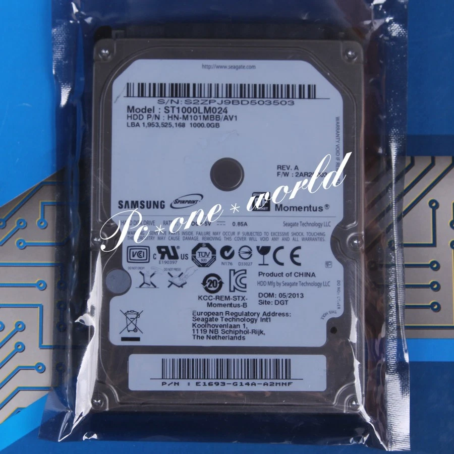 For SAMSUNG ST1000LM024 1 TB 2.5" 5400 RPM 8 MB SATA Hard Disk Drive HDD - Image 1 of 1
