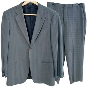 Armani Collezioni Size 42R Men's 2-Piece Suit w/ Blazer Jacket Herringbone Work - Picture 1 of 16