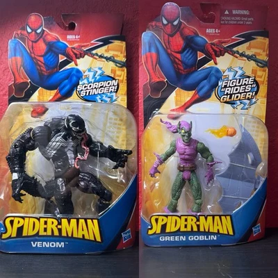 Marvel 6" DUENDE VERDE + FIGURAS VENENO Spider-Man Classics Legends 2009 Nuevo Foto 1 de 4