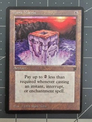 MTG ⭐ Legends ⭐ Mana Matrix ⭐ Vintage Legacy ⭐ Reserved List ⭐ NM - Image 1 of 2