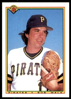 1990 Bowman Bob Walk Pittsburgh Pirates #163 - Image 1 of 2