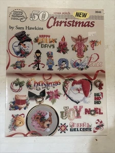 Vintage 1994 ASN 50 Christmas Small Designs #3646 Cross Stitch Pattern Booklet - Picture 1 of 3
