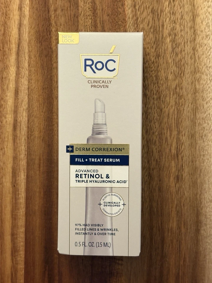 ROc Derm Correxion Fill + Treat Serum 0.5 fl oz Nueva línea Anti Envejecimiento Arrugas 🔥 Foto 1 de 1