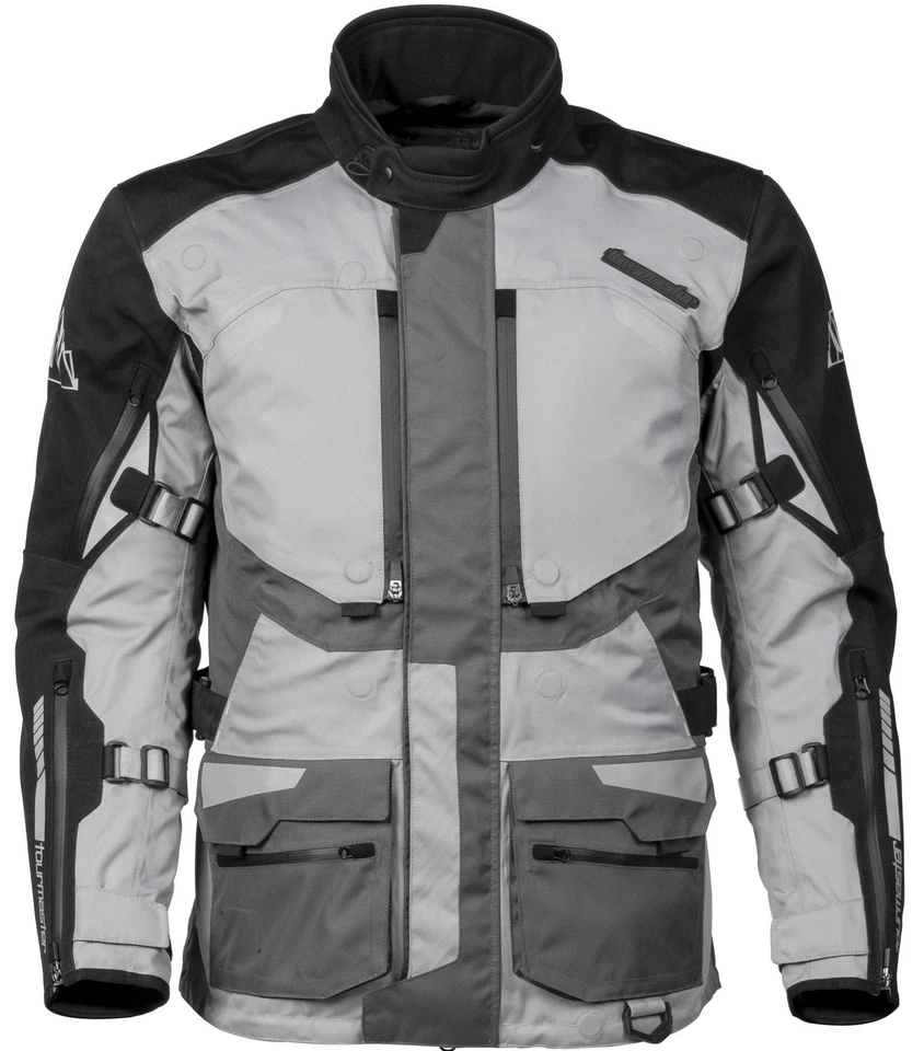 Tourmaster Highlander Mens Waterproof Motorcycle Jacket Gray/Gray - Image 1 of 1