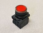 Telemecanique Xb5aw34g5 Red Push Button/light - Used