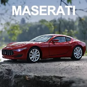 1:32 Maserati Alfieri Coupe Diecast Car Model Simulation Sound & Light Toy Gift - Picture 1 of 15