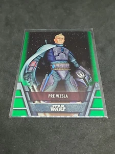 Star Wars Topps Holocron 2020 Green Parallel Insert Card MD-1 Pre Vizsla - Picture 1 of 1