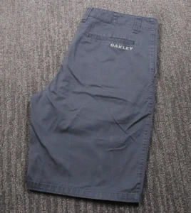 Oakley Wide-Leg Twill Shorts Casual Skater Embroidered Logo Basics Men's 36 - Picture 1 of 14