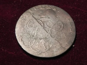 1792 GREAT BRITAIN 1/2 PENNY CHESHIRE-MACCLESFIELD LONDON BRISTAL bb300 - Picture 1 of 2