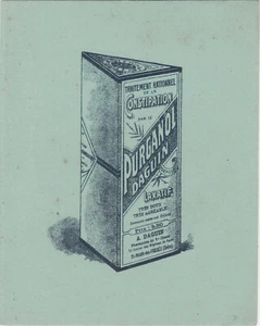 FRANCE old Rare Drugs Advertising Card PURGANOL , Paris 1920s - Picture 1 of 2