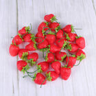  30 Pcs Imitierte Erdbeere Geflschte Fruchtmodelle Obstladen Schmcken