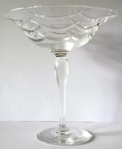 Webb Corbett Crystal Tazza, Vintage Comport Dainty & Delicate c.1930s – 1960s - Picture 1 of 9