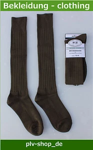 BW Bundeswehr Stiefelsocken Socken Kniestrümpfe Wintersocken oliv 39-47 lang NEU - Bild 1 von 1