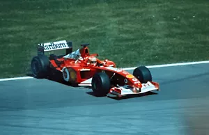 Michael Schumacher Ferrari F1 Formula One Racing Car 35mm Slide Photo Image - Picture 1 of 3
