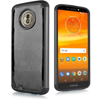 For Motorola Moto G6/ XT1925 Hybrid Dual Layers TPU Shock Bumper Slim Hard Case - Image 1 of 3