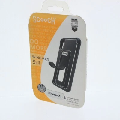 Чехол Scooch Wingman для iPhone XS/iPhone X черный - Изображение 1 из 4