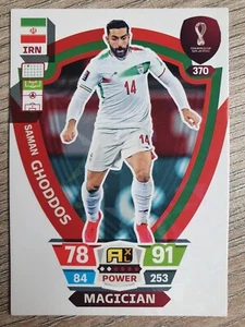 Adrenalyn XL WM 2022 Qatar - 370 - Saman Ghoddos. Magician - Bild 1 von 1