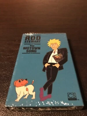 FACTORY SEALED CASSETTE TAPE SINGLE ROD STEWART THE MOTOWN SONG - Image 1 of 2