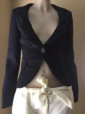 Chaqueta To The Max puntada negra M Foto 1 de 4